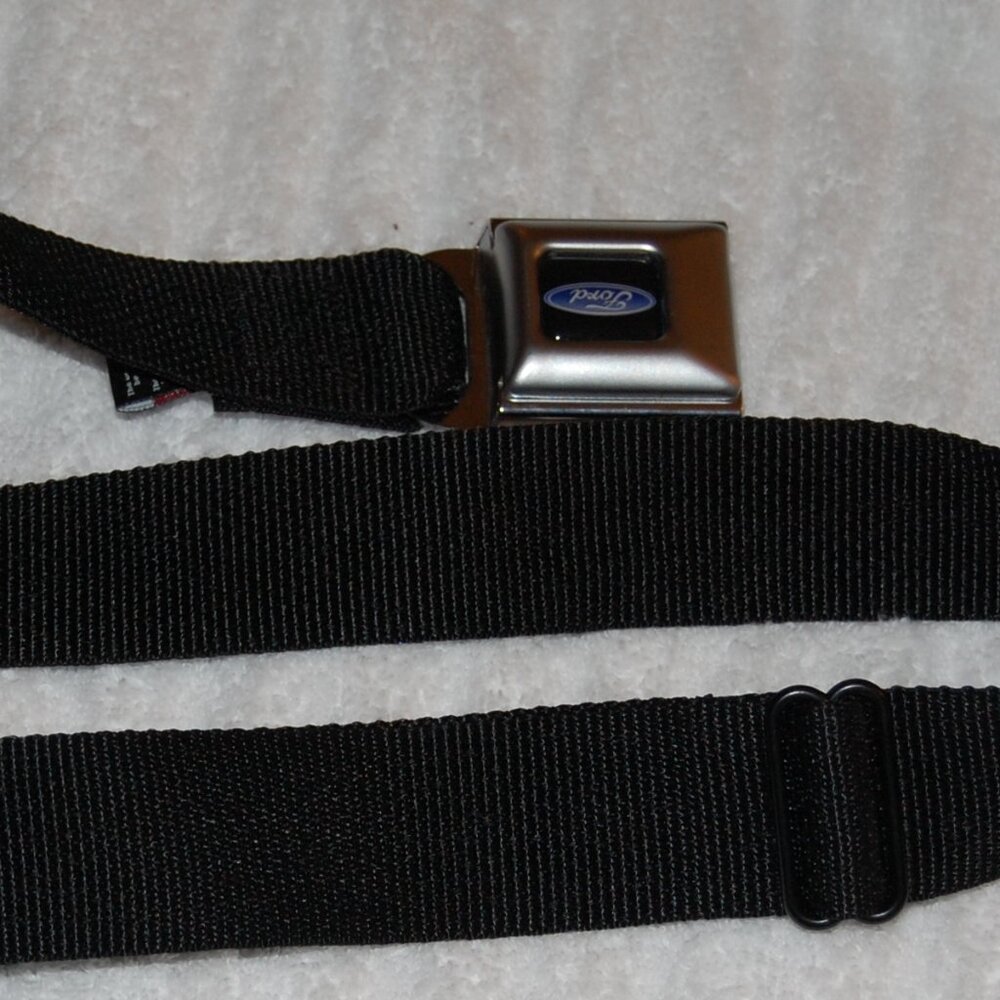 Buckle Down - Buckle Up With Buckle Down Ford Logo Black Belt